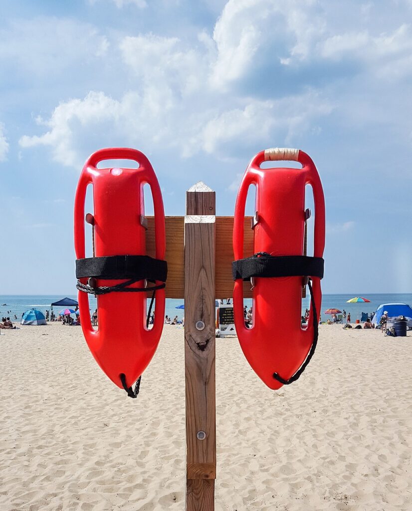 lifeguard for the beach